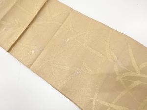 アンティーク　紗　草葉模様織り出し袋帯（材料）